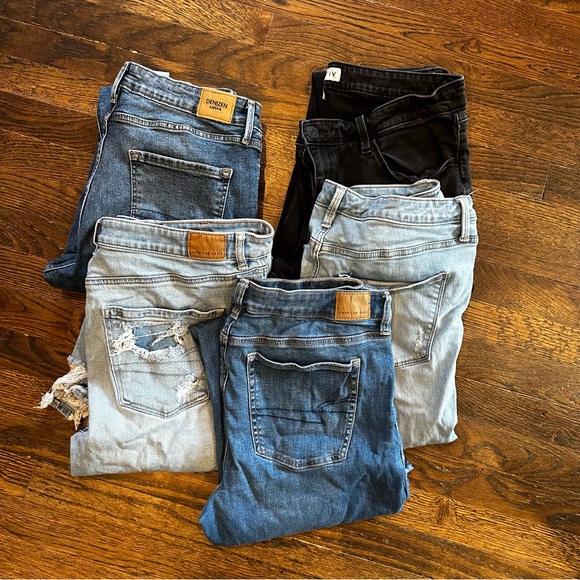 Lot of 5 jeans | size 14 / size 32 - Picture 1 of 14